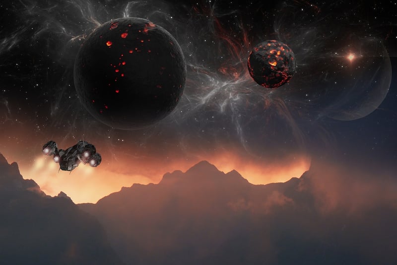 Space Science Fiction Space Ship